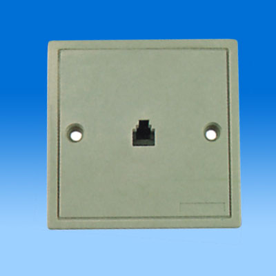 ZH-WP17  86TYPE WALL PLATE WITH SINGLE TELEPHONE JACK