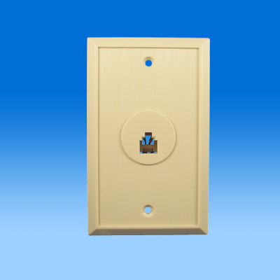 ZH-WP23  WALL PLATE WITH SINGLE TELEPHONE JACK