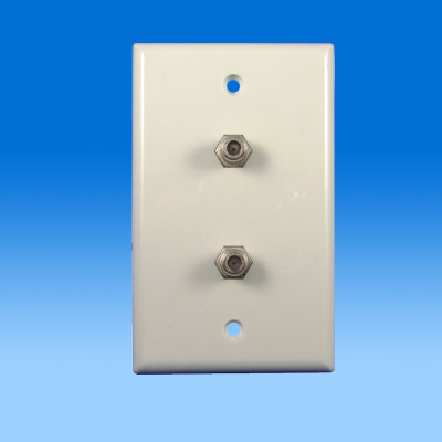 ZH-WP36  MID-SIZE SMOOTH WALL PLATE WITH DUAL F-81