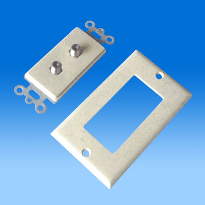 ZH-WP41  DECORA WALL PLATE WITH DUAL F-81